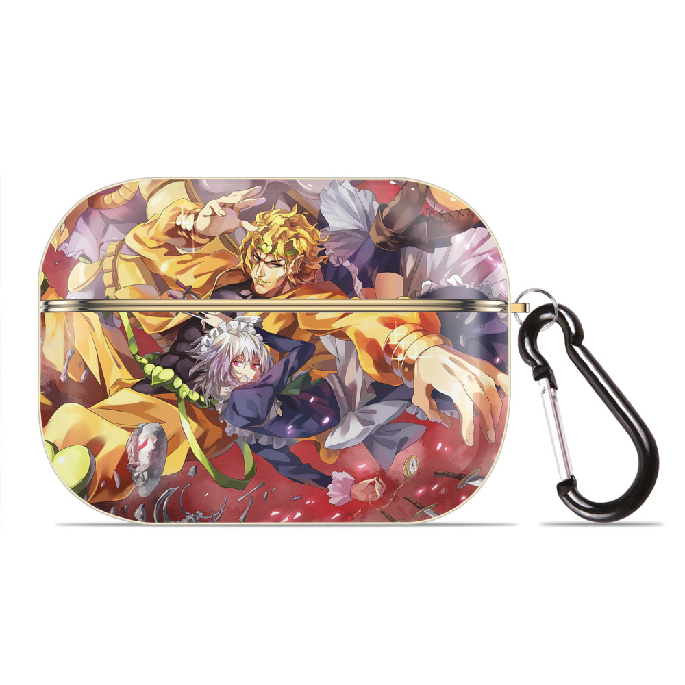 （画像用） ジョジョの奇妙な冒険 JoJo's Bizarre Adventure 【AirPods Pro用】ハードシェル保護ケース｜耐衝撃・防指紋・カラビナ付き商品仕様