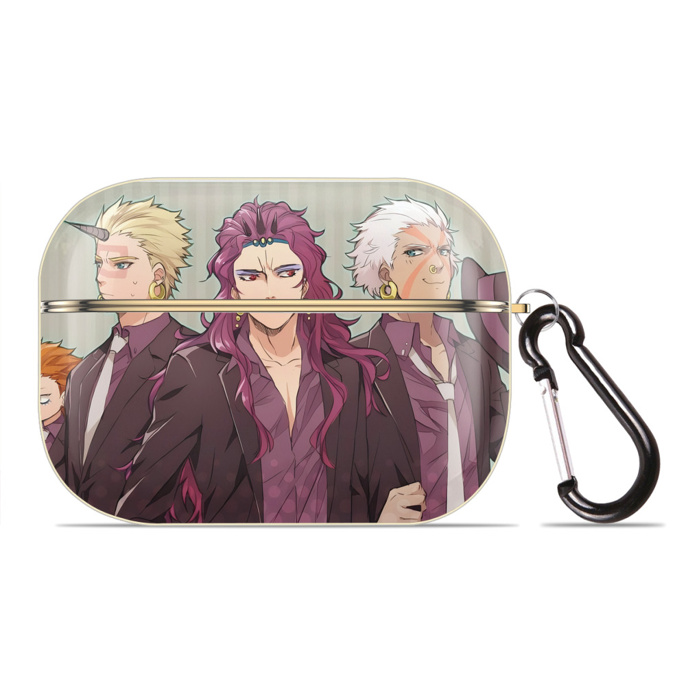 （画像用） ジョジョの奇妙な冒険 JoJo's Bizarre Adventure 【AirPods Pro用】ハードシェル保護ケース｜耐衝撃・防指紋・カラビナ付き商品仕様