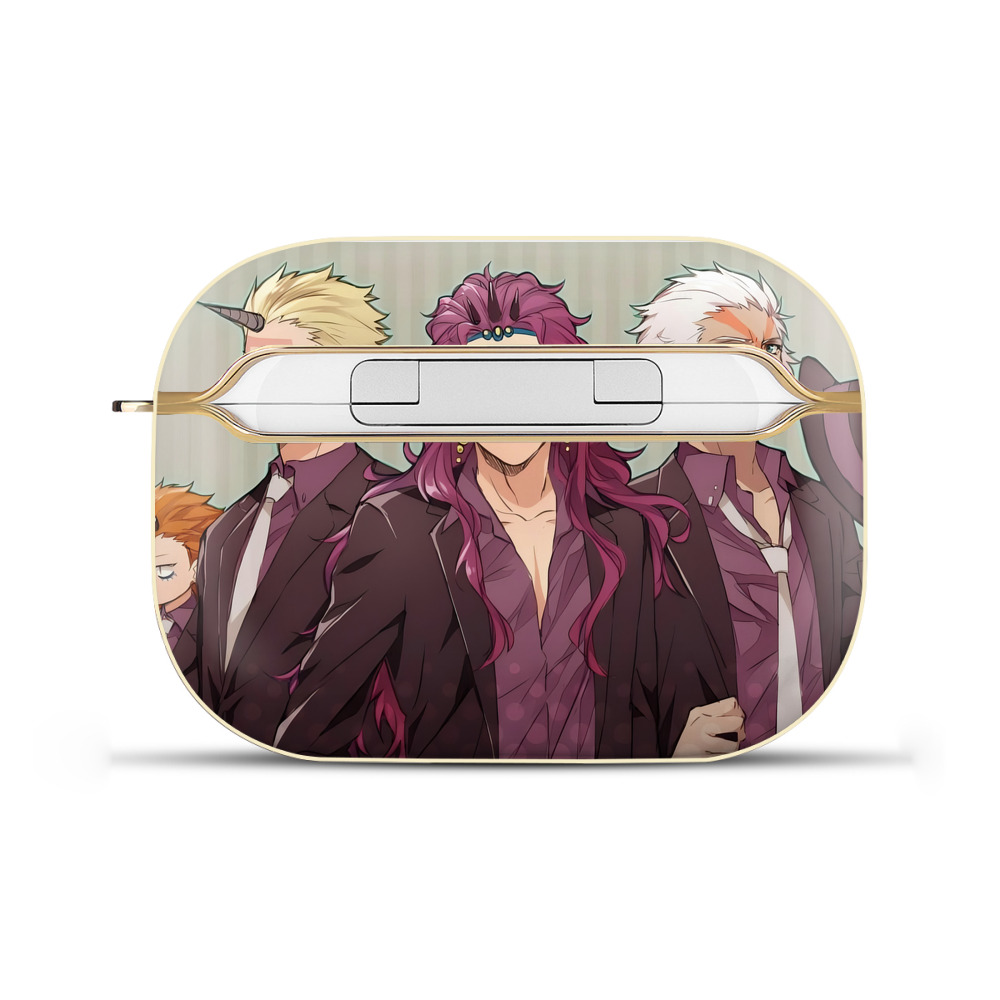 （画像用） ジョジョの奇妙な冒険 JoJo's Bizarre Adventure 【AirPods Pro用】ハードシェル保護ケース｜耐衝撃・防指紋・カラビナ付き商品仕様