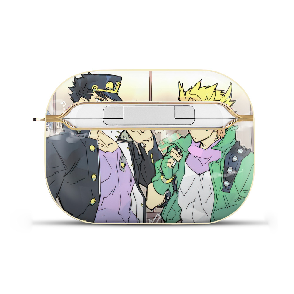 （画像用） ジョジョの奇妙な冒険 JoJo's Bizarre Adventure 【AirPods Pro用】ハードシェル保護ケース｜耐衝撃・防指紋・カラビナ付き商品仕様