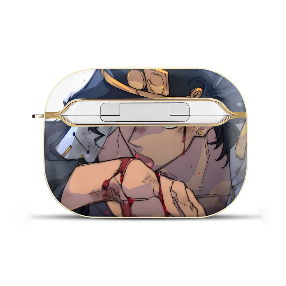 （画像用） ジョジョの奇妙な冒険 JoJo's Bizarre Adventure 【AirPods Pro用】ハードシェル保護ケース｜耐衝撃・防指紋・カラビナ付き商品仕様