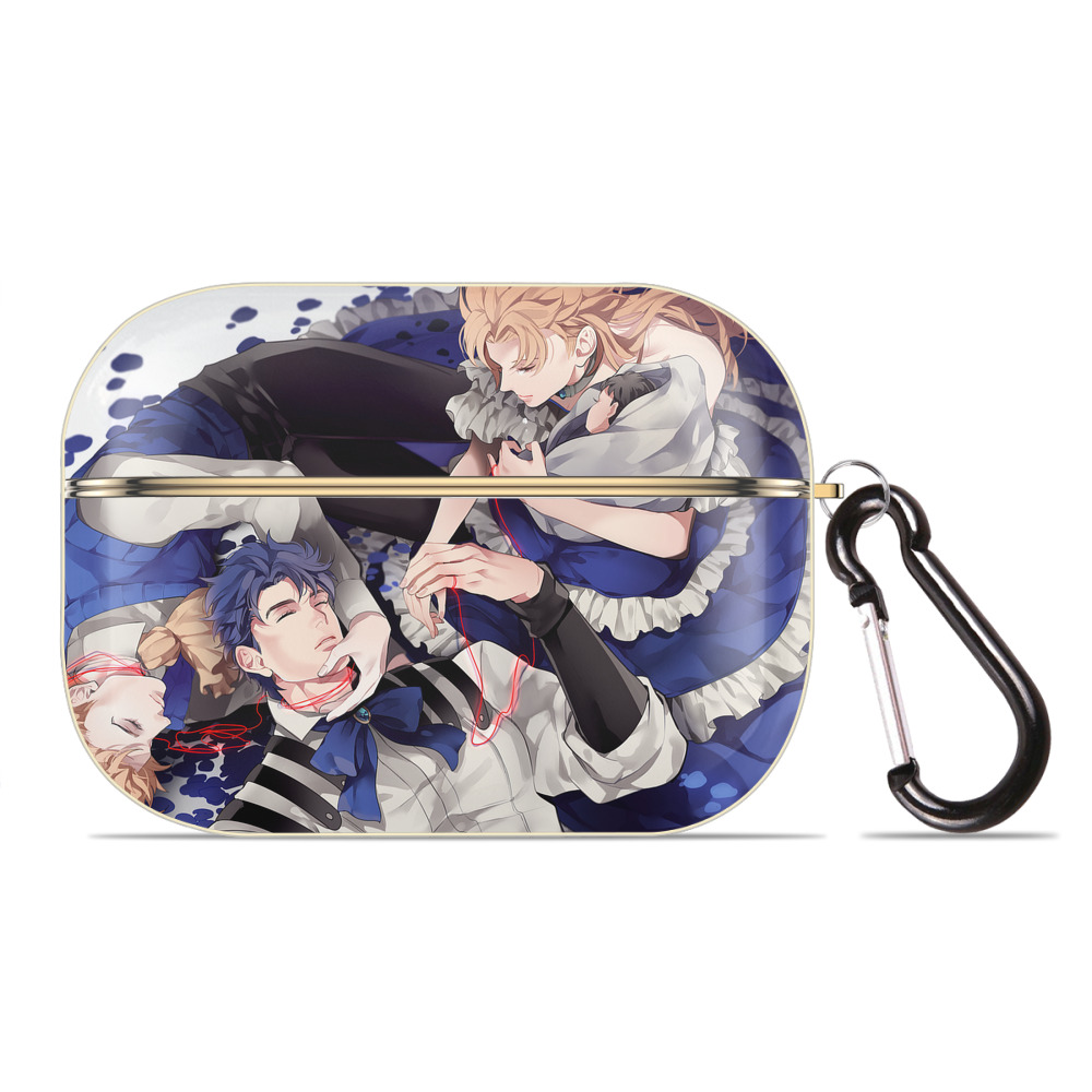 （画像用） ジョジョの奇妙な冒険 JoJo's Bizarre Adventure 【AirPods Pro用】ハードシェル保護ケース｜耐衝撃・防指紋・カラビナ付き商品仕様