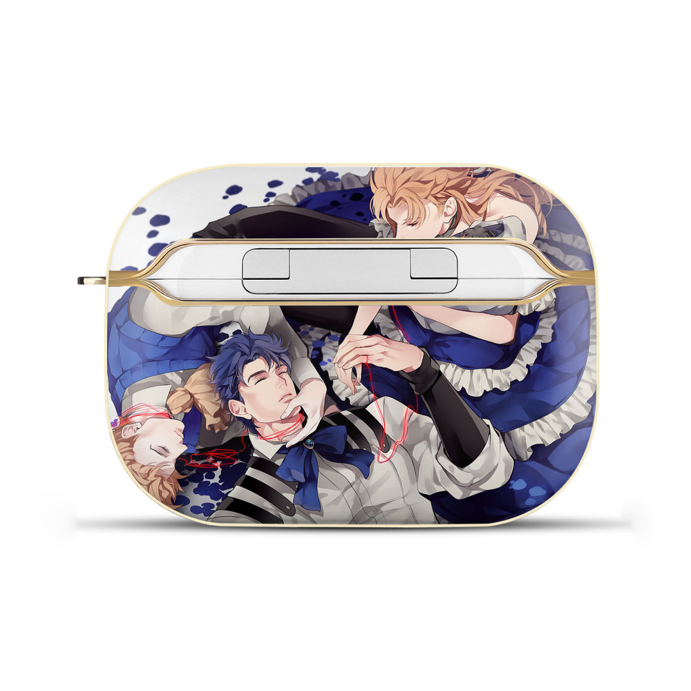（画像用） ジョジョの奇妙な冒険 JoJo's Bizarre Adventure 【AirPods Pro用】ハードシェル保護ケース｜耐衝撃・防指紋・カラビナ付き商品仕様