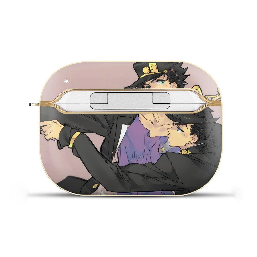 （画像用） ジョジョの奇妙な冒険 JoJo's Bizarre Adventure 【AirPods Pro用】ハードシェル保護ケース｜耐衝撃・防指紋・カラビナ付き商品仕様