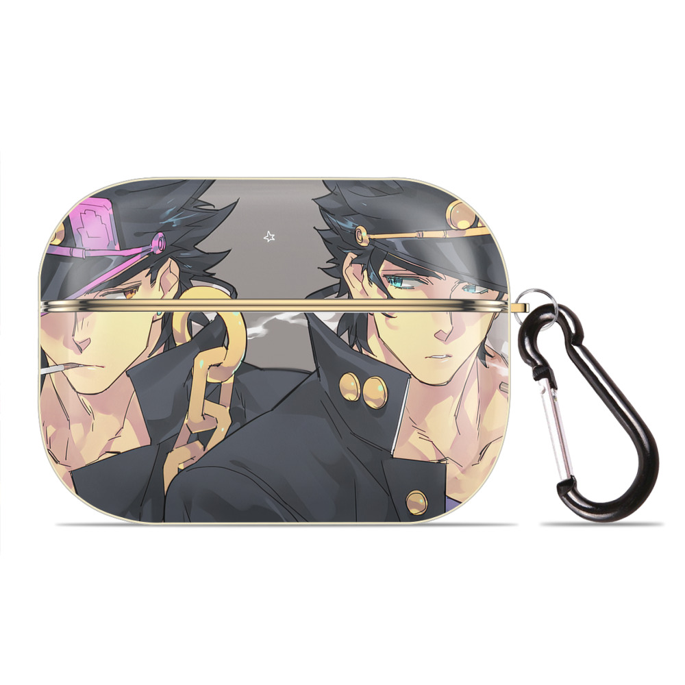 （画像用） ジョジョの奇妙な冒険 JoJo's Bizarre Adventure 【AirPods Pro用】ハードシェル保護ケース｜耐衝撃・防指紋・カラビナ付き商品仕様
