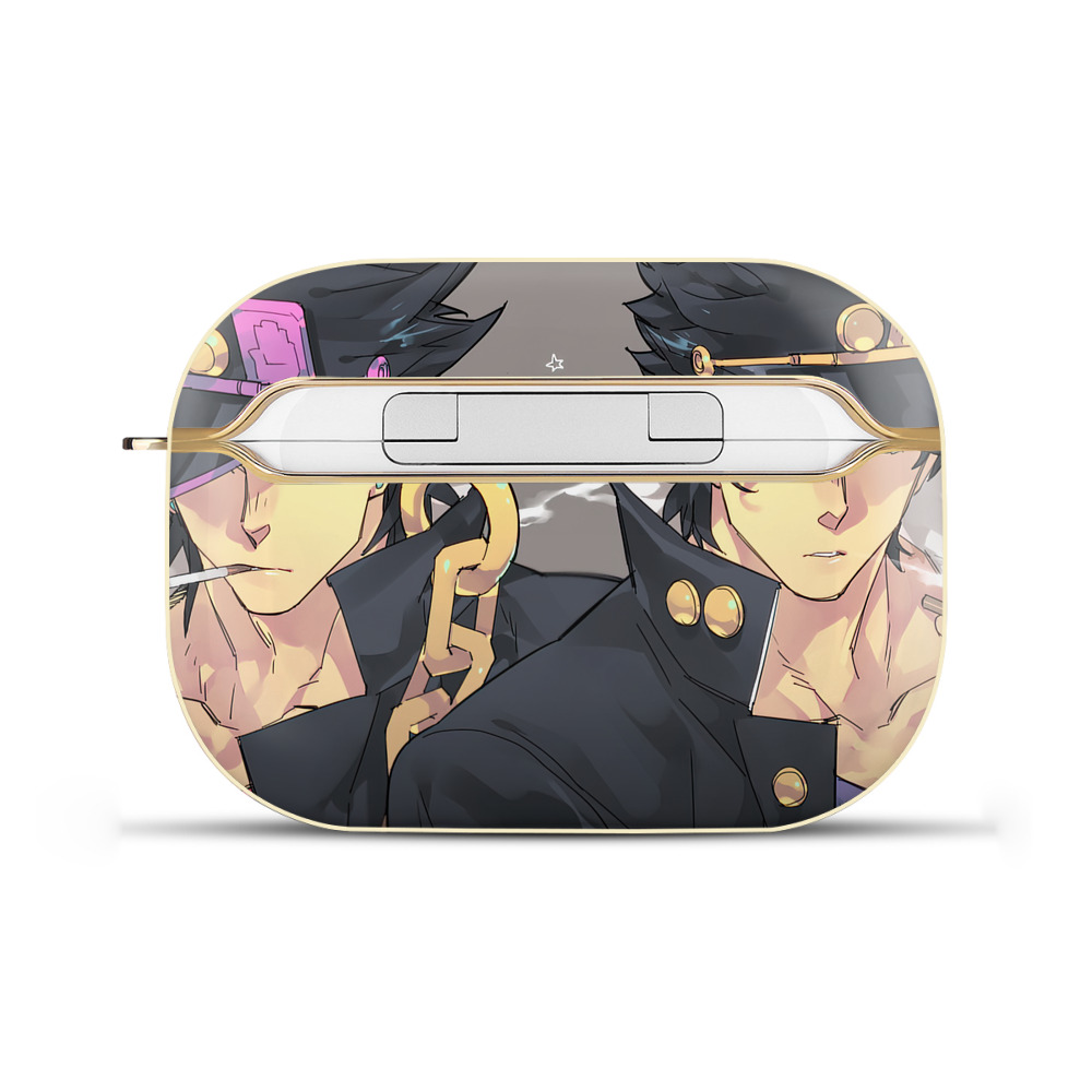 （画像用） ジョジョの奇妙な冒険 JoJo's Bizarre Adventure 【AirPods Pro用】ハードシェル保護ケース｜耐衝撃・防指紋・カラビナ付き商品仕様