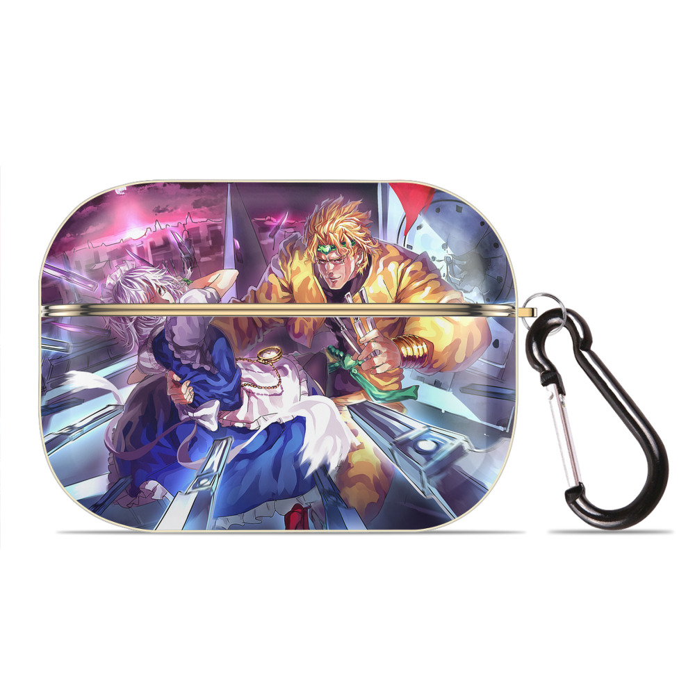 （画像用） ジョジョの奇妙な冒険 JoJo's Bizarre Adventure 【AirPods Pro用】ハードシェル保護ケース｜耐衝撃・防指紋・カラビナ付き商品仕様