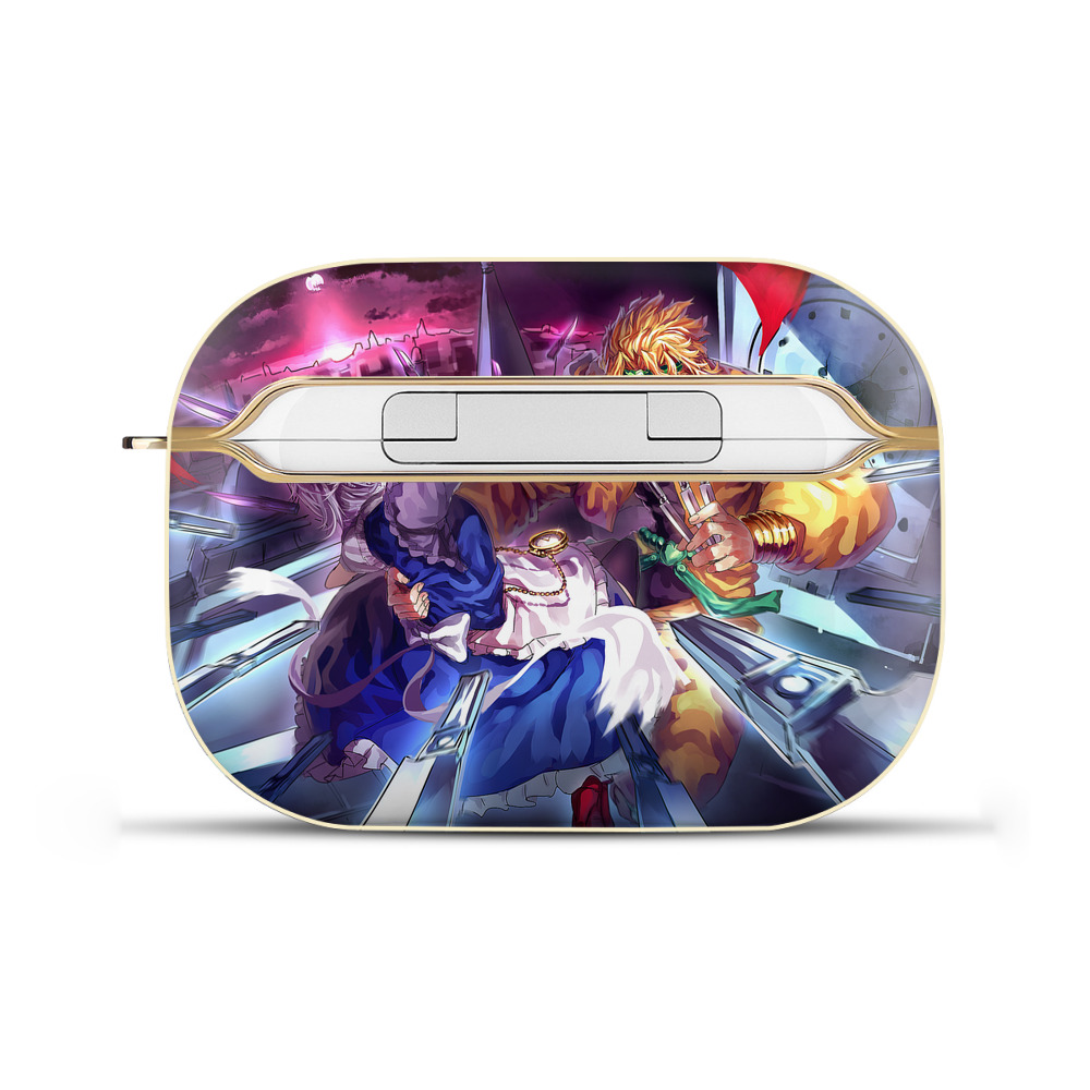 （画像用） ジョジョの奇妙な冒険 JoJo's Bizarre Adventure 【AirPods Pro用】ハードシェル保護ケース｜耐衝撃・防指紋・カラビナ付き商品仕様