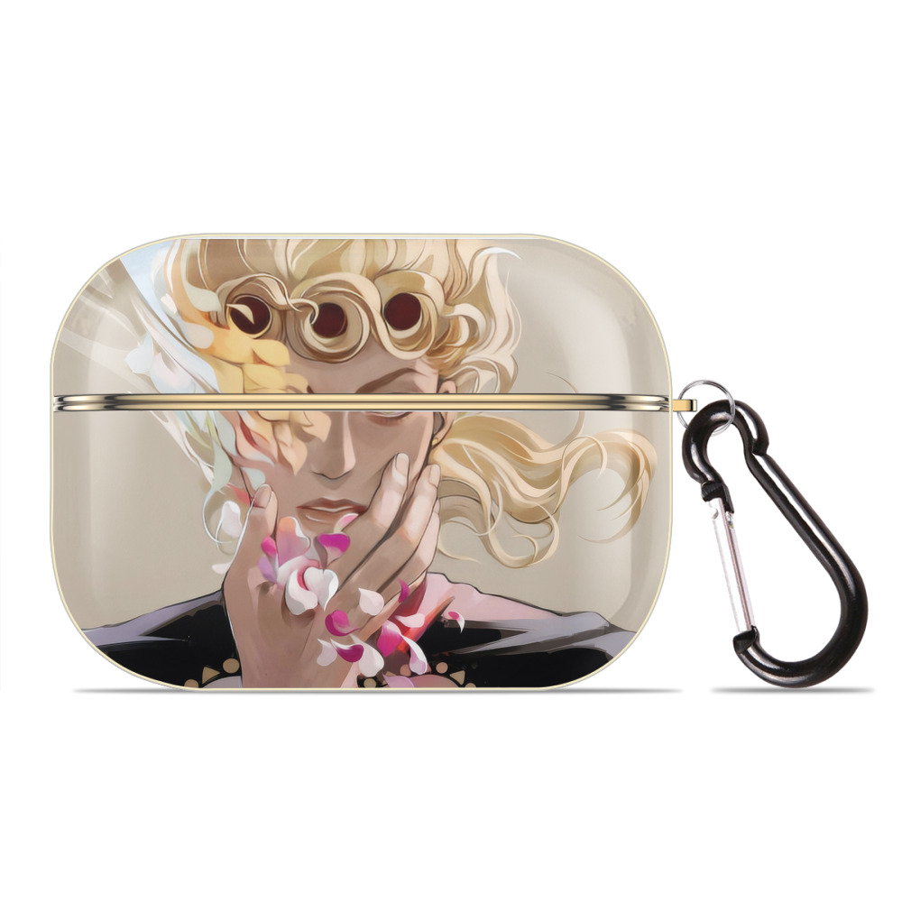 （画像用） ジョジョの奇妙な冒険 JoJo's Bizarre Adventure 【AirPods Pro用】ハードシェル保護ケース｜耐衝撃・防指紋・カラビナ付き商品仕様