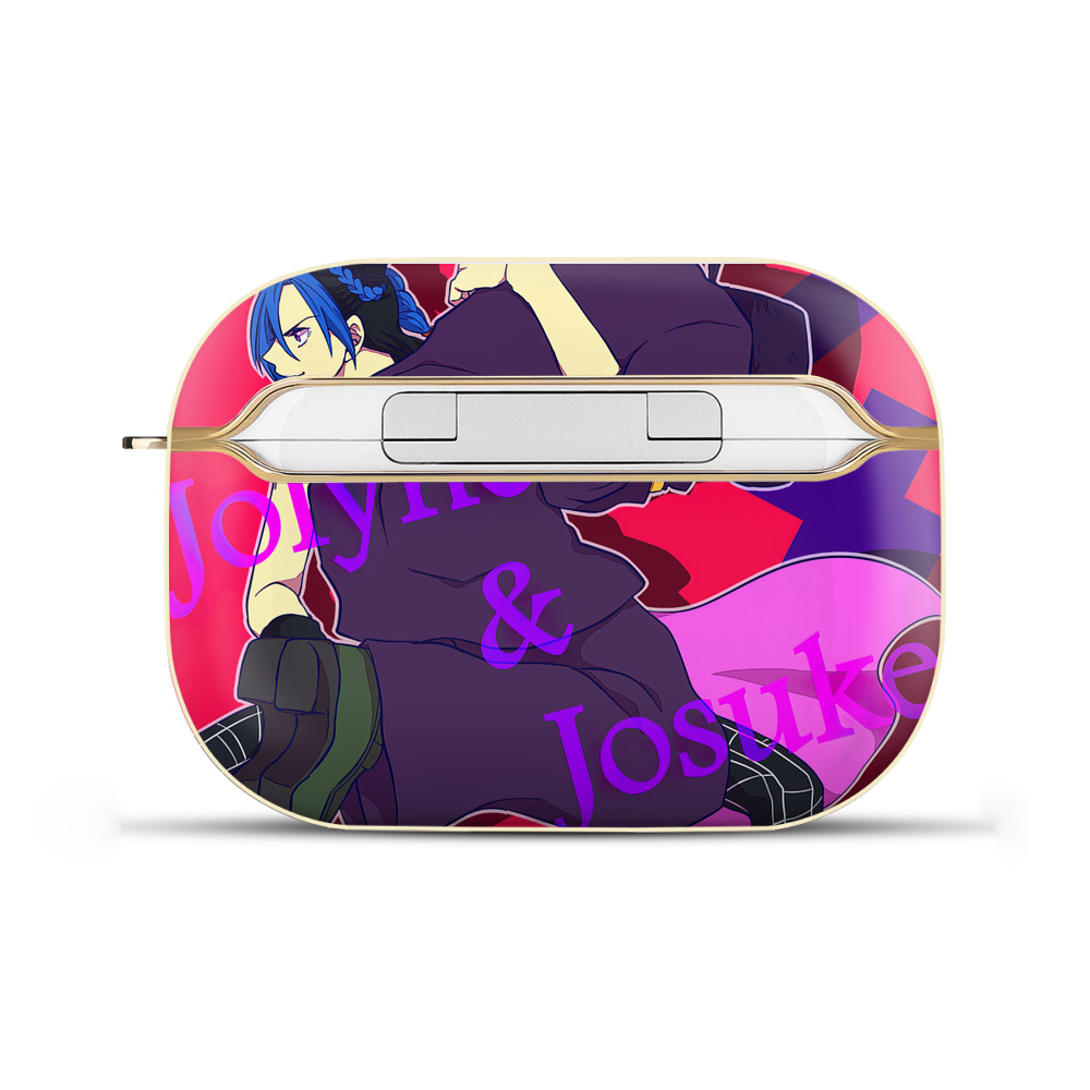 （画像用） ジョジョの奇妙な冒険 JoJo's Bizarre Adventure 【AirPods Pro用】ハードシェル保護ケース｜耐衝撃・防指紋・カラビナ付き商品仕様