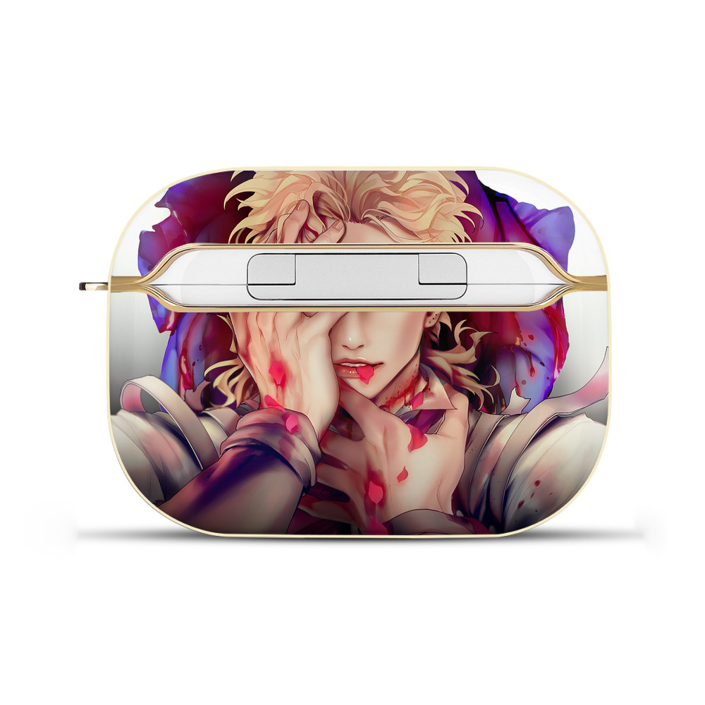 （画像用） ジョジョの奇妙な冒険 JoJo's Bizarre Adventure 【AirPods Pro用】ハードシェル保護ケース｜耐衝撃・防指紋・カラビナ付き商品仕様
