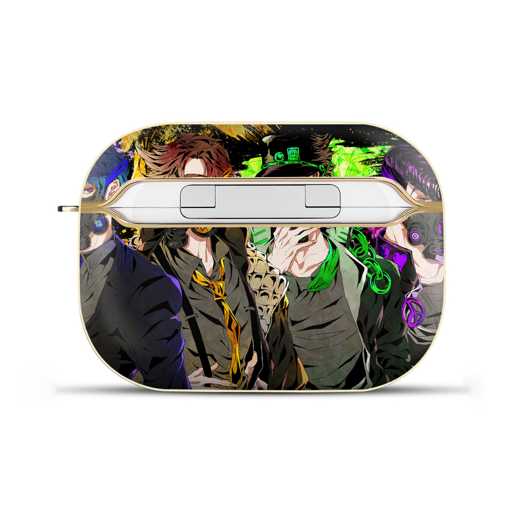 （画像用） ジョジョの奇妙な冒険 JoJo's Bizarre Adventure 【AirPods Pro用】ハードシェル保護ケース｜耐衝撃・防指紋・カラビナ付き商品仕様