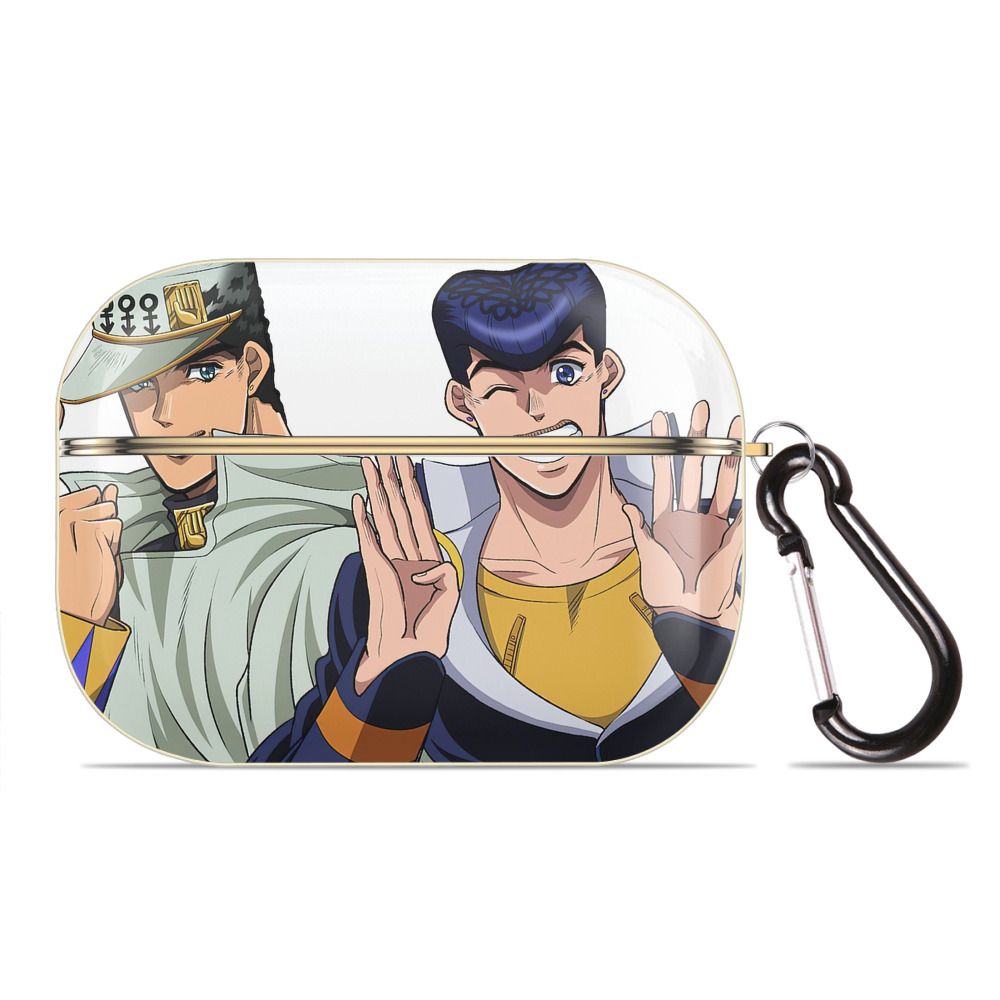 （画像用） ジョジョの奇妙な冒険 JoJo's Bizarre Adventure 【AirPods Pro用】ハードシェル保護ケース｜耐衝撃・防指紋・カラビナ付き商品仕様