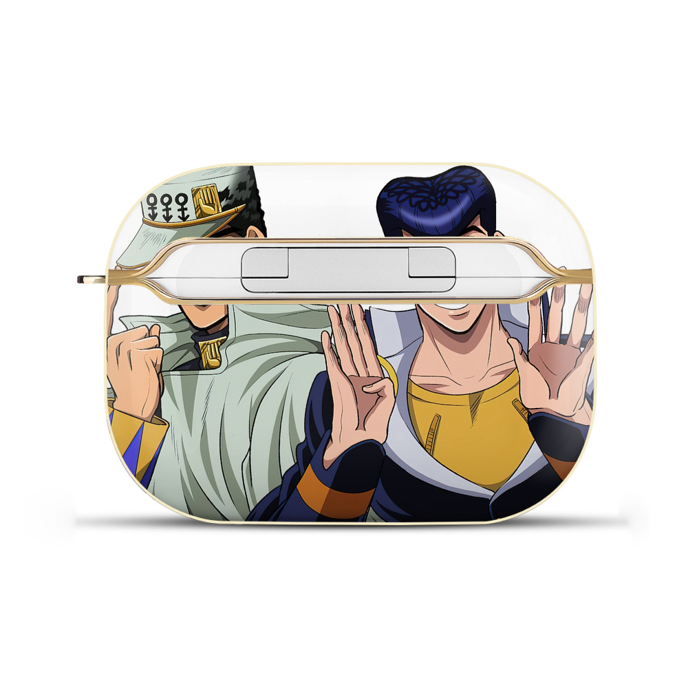 （画像用） ジョジョの奇妙な冒険 JoJo's Bizarre Adventure 【AirPods Pro用】ハードシェル保護ケース｜耐衝撃・防指紋・カラビナ付き商品仕様