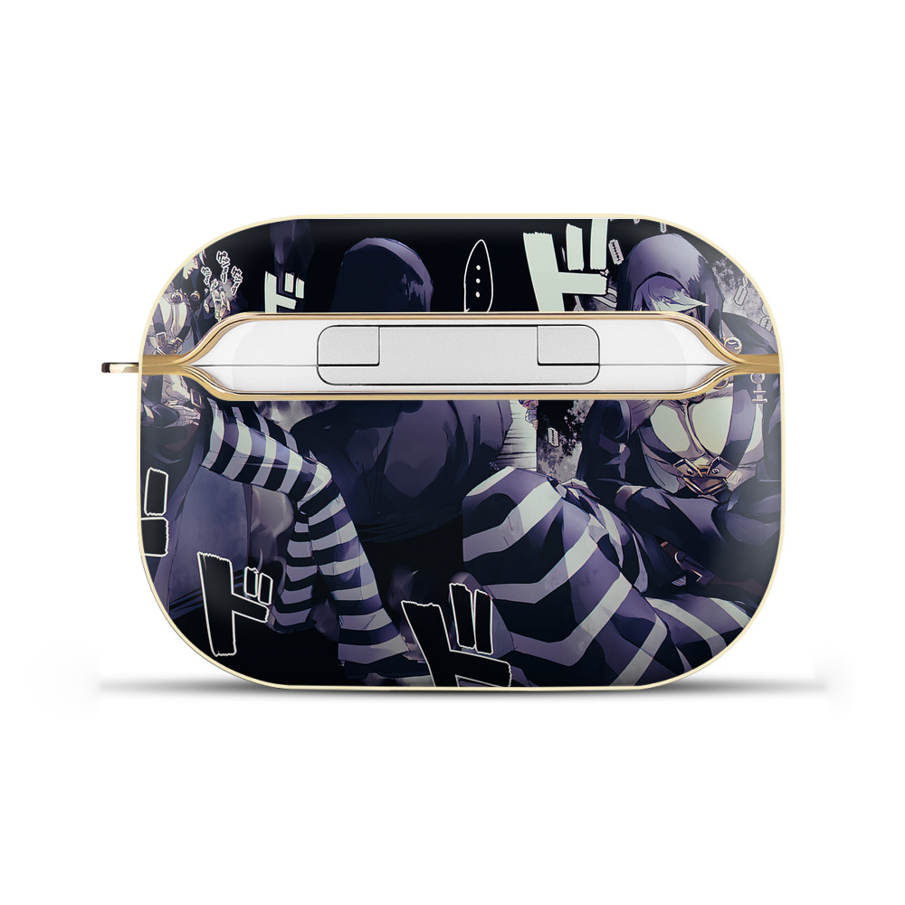 （画像用） ジョジョの奇妙な冒険 JoJo's Bizarre Adventure 【AirPods Pro用】ハードシェル保護ケース｜耐衝撃・防指紋・カラビナ付き商品仕様