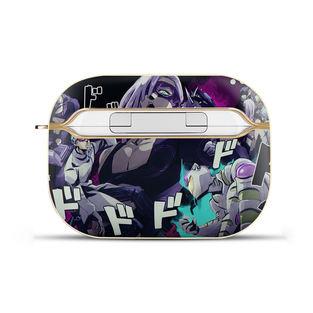 （画像用） ジョジョの奇妙な冒険 JoJo's Bizarre Adventure 【AirPods Pro用】ハードシェル保護ケース｜耐衝撃・防指紋・カラビナ付き商品仕様