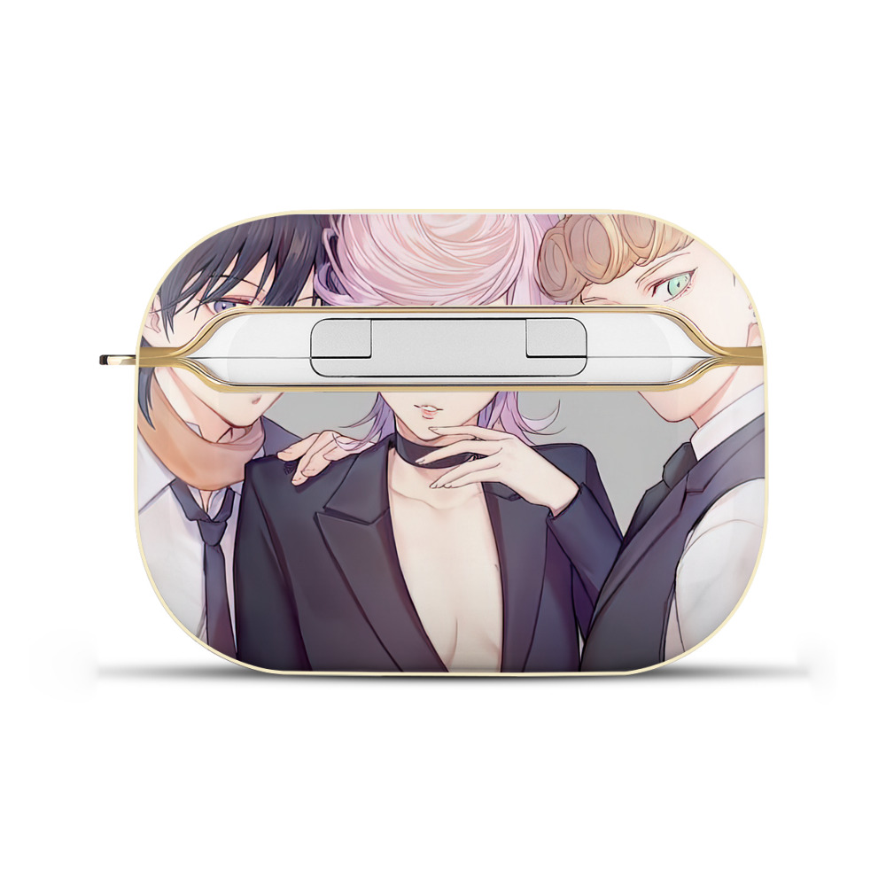 （画像用） ジョジョの奇妙な冒険 JoJo's Bizarre Adventure 【AirPods Pro用】ハードシェル保護ケース｜耐衝撃・防指紋・カラビナ付き商品仕様