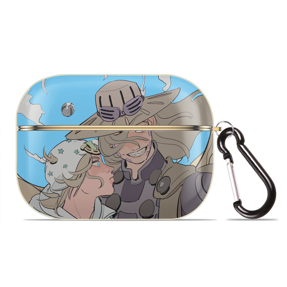 （画像用） ジョジョの奇妙な冒険 JoJo's Bizarre Adventure 【AirPods Pro用】ハードシェル保護ケース｜耐衝撃・防指紋・カラビナ付き商品仕様