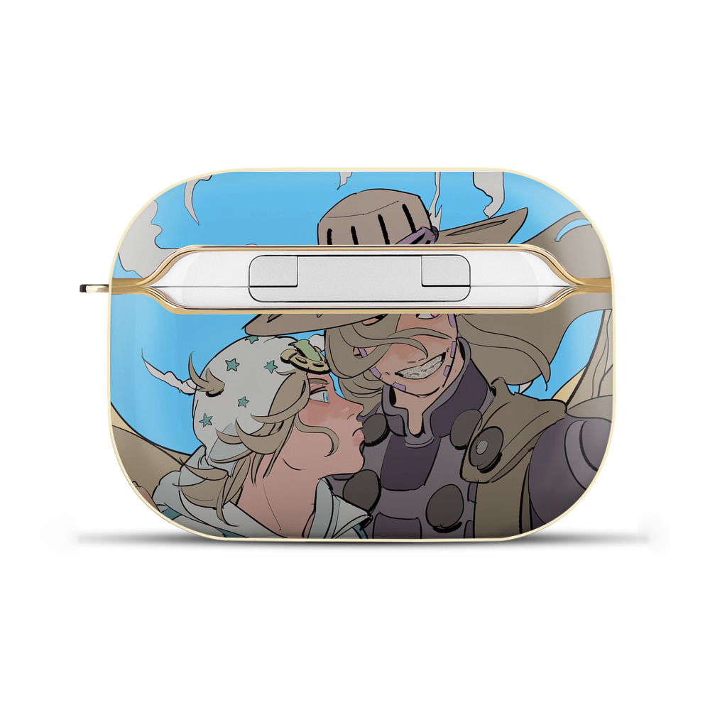 （画像用） ジョジョの奇妙な冒険 JoJo's Bizarre Adventure 【AirPods Pro用】ハードシェル保護ケース｜耐衝撃・防指紋・カラビナ付き商品仕様