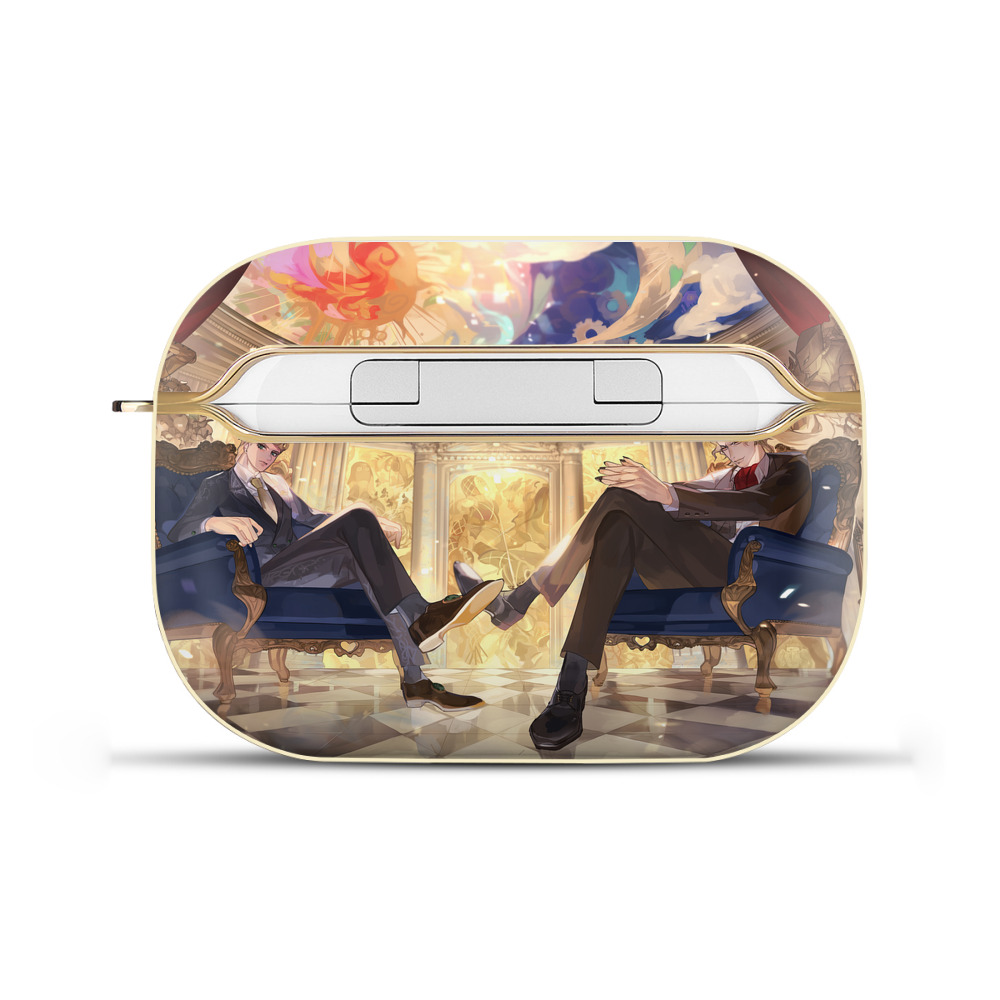 （画像用） ジョジョの奇妙な冒険 JoJo's Bizarre Adventure 【AirPods Pro用】ハードシェル保護ケース｜耐衝撃・防指紋・カラビナ付き商品仕様
