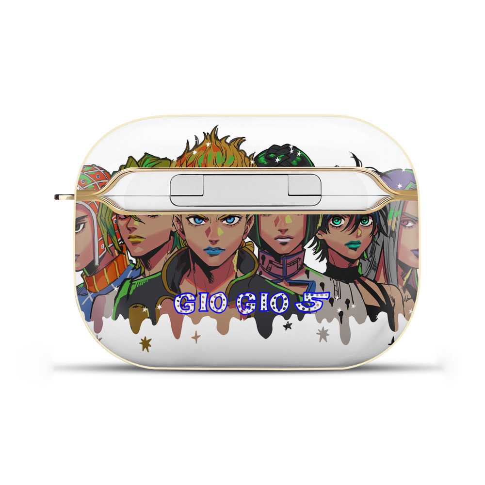 （画像用） ジョジョの奇妙な冒険 JoJo's Bizarre Adventure 【AirPods Pro用】ハードシェル保護ケース｜耐衝撃・防指紋・カラビナ付き商品仕様