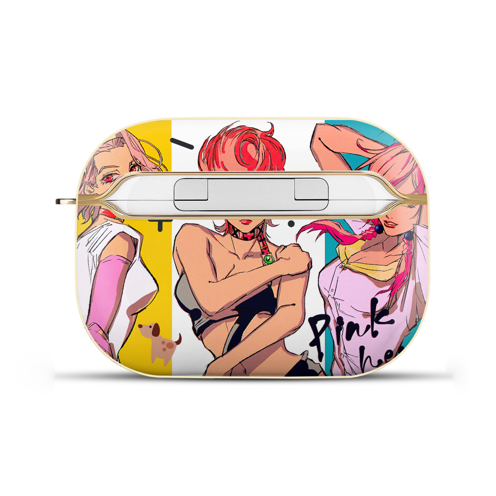 （画像用） ジョジョの奇妙な冒険 JoJo's Bizarre Adventure 【AirPods Pro用】ハードシェル保護ケース｜耐衝撃・防指紋・カラビナ付き商品仕様