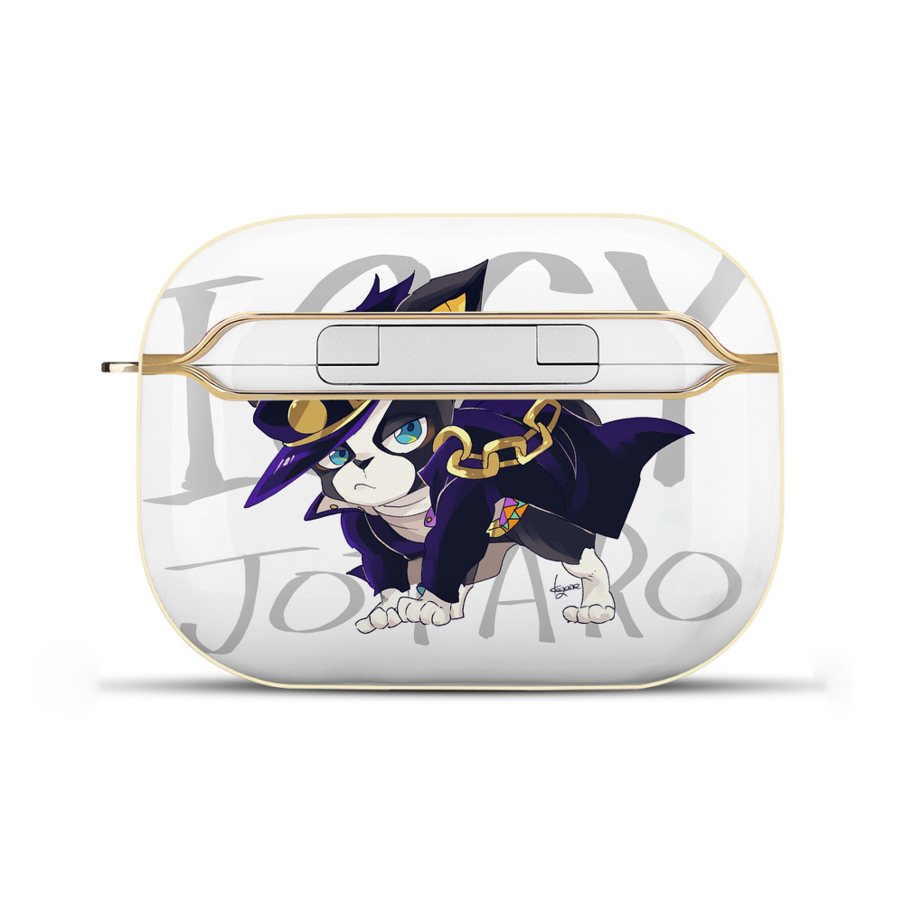 （画像用） ジョジョの奇妙な冒険 JoJo's Bizarre Adventure 【AirPods Pro用】ハードシェル保護ケース｜耐衝撃・防指紋・カラビナ付き商品仕様