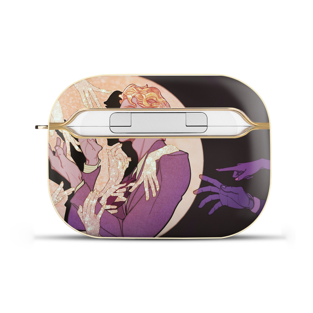 （画像用） ジョジョの奇妙な冒険 JoJo's Bizarre Adventure 【AirPods Pro用】ハードシェル保護ケース｜耐衝撃・防指紋・カラビナ付き商品仕様