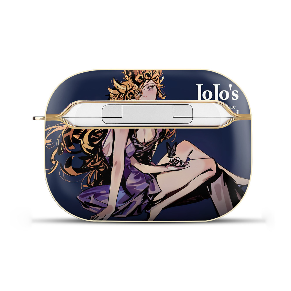 （画像用） ジョジョの奇妙な冒険 JoJo's Bizarre Adventure 【AirPods Pro用】ハードシェル保護ケース｜耐衝撃・防指紋・カラビナ付き商品仕様