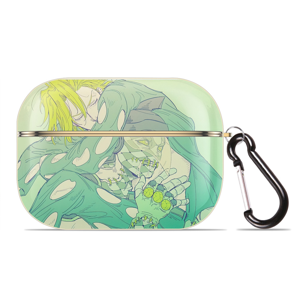 （画像用） ジョジョの奇妙な冒険 JoJo's Bizarre Adventure 【AirPods Pro用】ハードシェル保護ケース｜耐衝撃・防指紋・カラビナ付き商品仕様