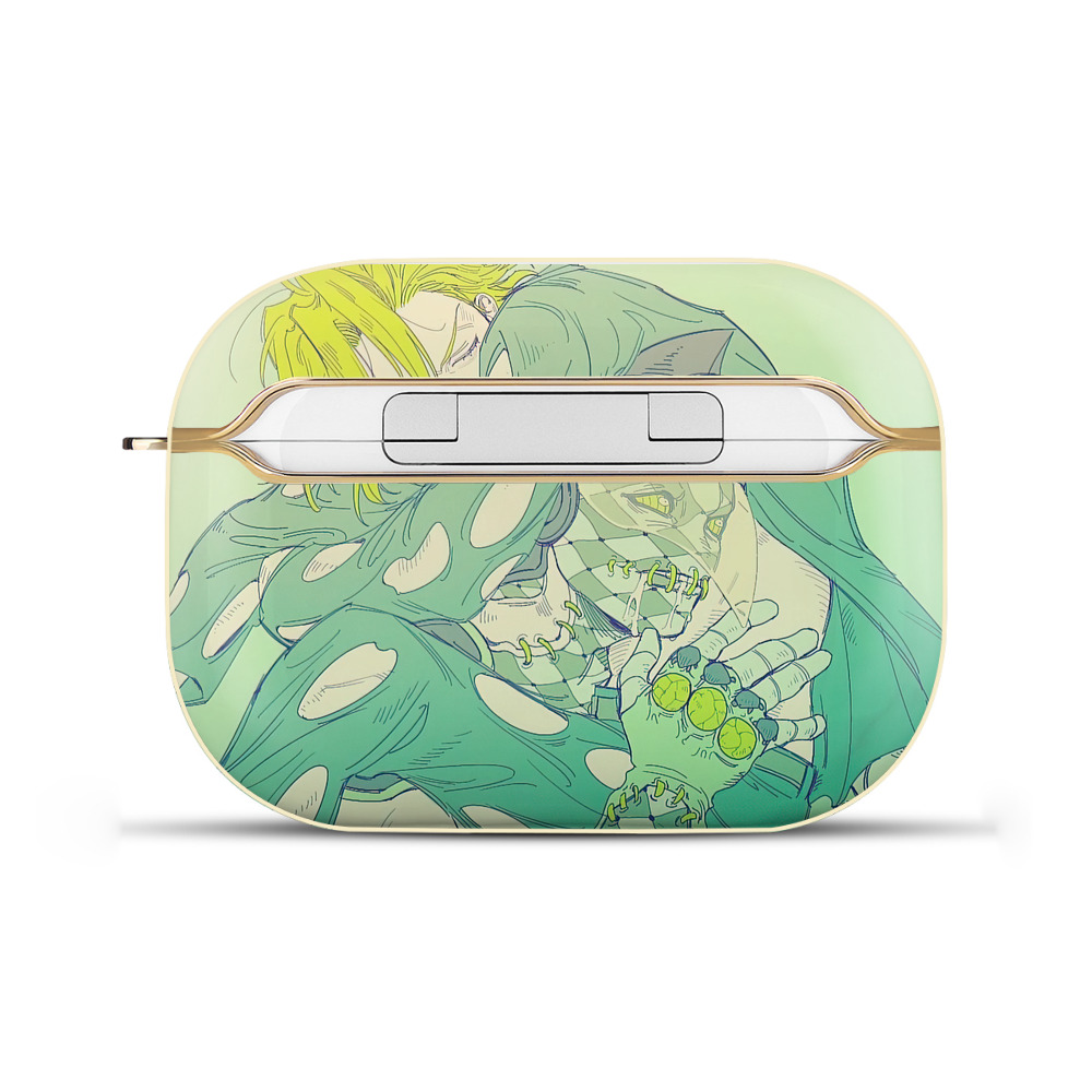 （画像用） ジョジョの奇妙な冒険 JoJo's Bizarre Adventure 【AirPods Pro用】ハードシェル保護ケース｜耐衝撃・防指紋・カラビナ付き商品仕様