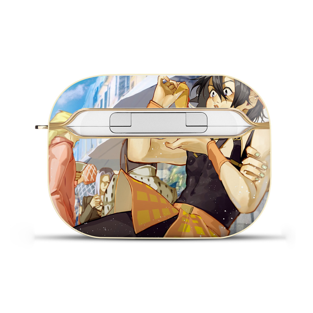 （画像用） ジョジョの奇妙な冒険 JoJo's Bizarre Adventure 【AirPods Pro用】ハードシェル保護ケース｜耐衝撃・防指紋・カラビナ付き商品仕様