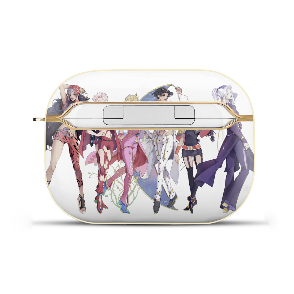 （画像用） ジョジョの奇妙な冒険 JoJo's Bizarre Adventure 【AirPods Pro用】ハードシェル保護ケース｜耐衝撃・防指紋・カラビナ付き商品仕様