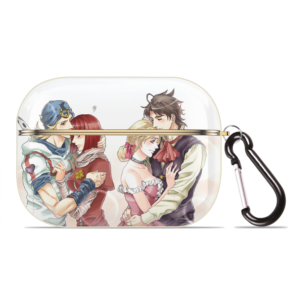 （画像用） ジョジョの奇妙な冒険 JoJo's Bizarre Adventure 【AirPods Pro用】ハードシェル保護ケース｜耐衝撃・防指紋・カラビナ付き商品仕様