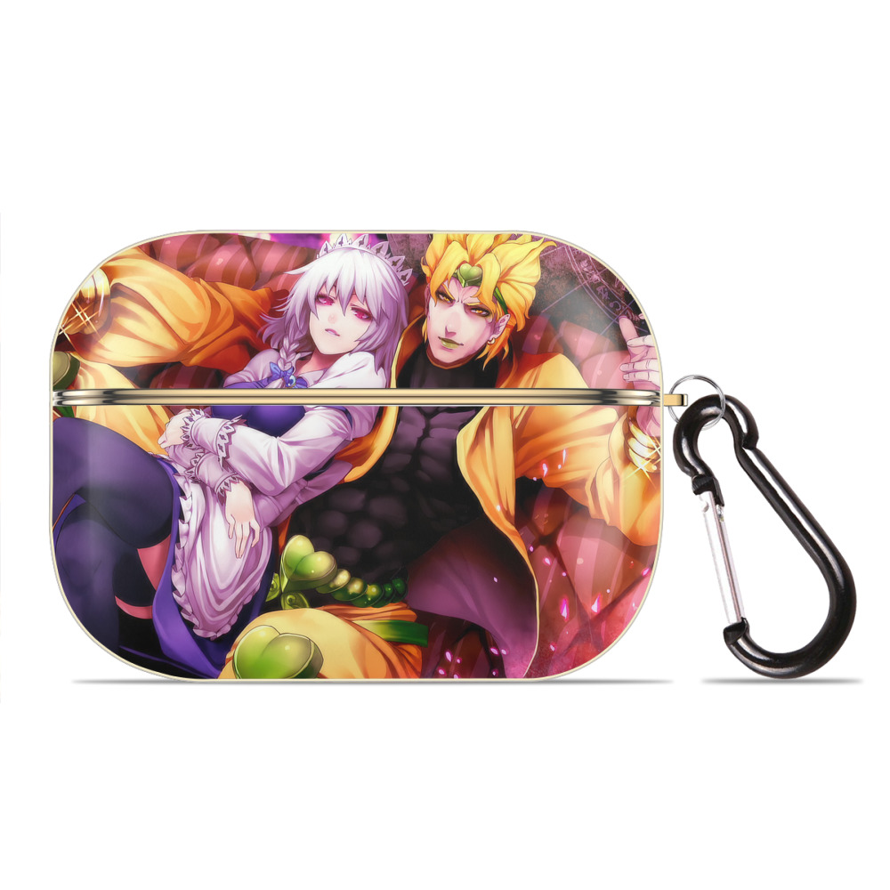 （画像用） ジョジョの奇妙な冒険 JoJo's Bizarre Adventure 【AirPods Pro用】ハードシェル保護ケース｜耐衝撃・防指紋・カラビナ付き商品仕様