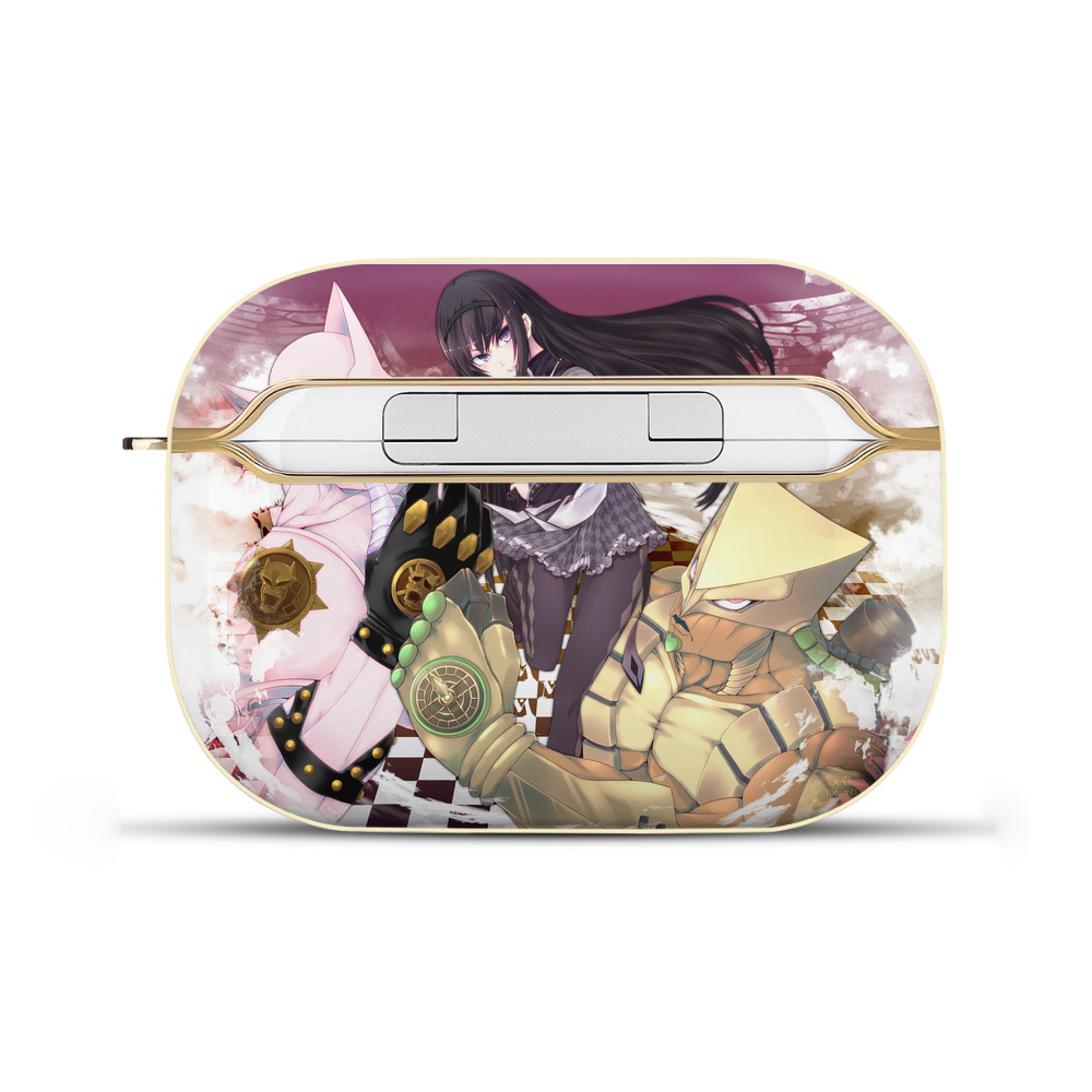 （画像用） ジョジョの奇妙な冒険 JoJo's Bizarre Adventure 【AirPods Pro用】ハードシェル保護ケース｜耐衝撃・防指紋・カラビナ付き商品仕様