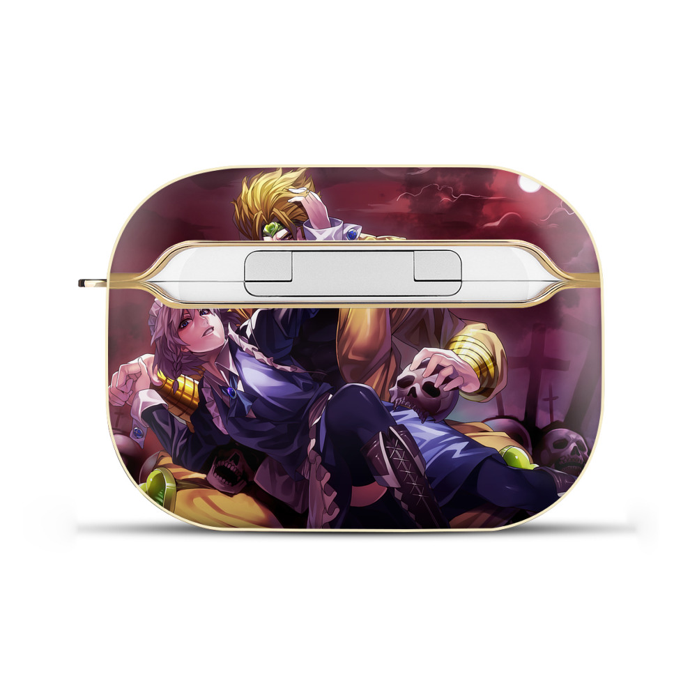 （画像用） ジョジョの奇妙な冒険 JoJo's Bizarre Adventure 【AirPods Pro用】ハードシェル保護ケース｜耐衝撃・防指紋・カラビナ付き商品仕様