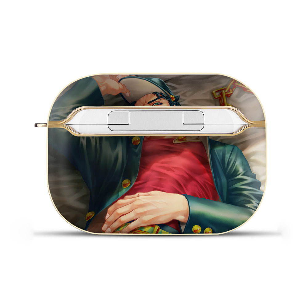 （画像用） ジョジョの奇妙な冒険 JoJo's Bizarre Adventure 【AirPods Pro用】ハードシェル保護ケース｜耐衝撃・防指紋・カラビナ付き商品仕様