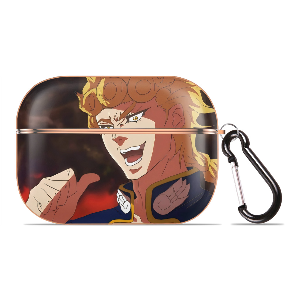 （画像用） ジョジョの奇妙な冒険 JoJo's Bizarre Adventure 【AirPods Pro用】ハードシェル保護ケース｜耐衝撃・防指紋・カラビナ付き商品仕様