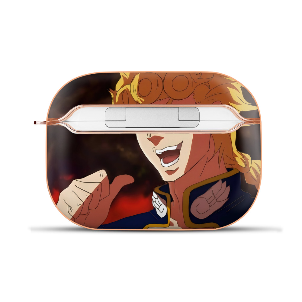 （画像用） ジョジョの奇妙な冒険 JoJo's Bizarre Adventure 【AirPods Pro用】ハードシェル保護ケース｜耐衝撃・防指紋・カラビナ付き商品仕様