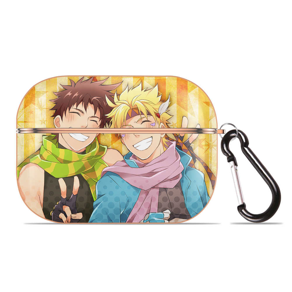 （画像用） ジョジョの奇妙な冒険 JoJo's Bizarre Adventure 【AirPods Pro用】ハードシェル保護ケース｜耐衝撃・防指紋・カラビナ付き商品仕様