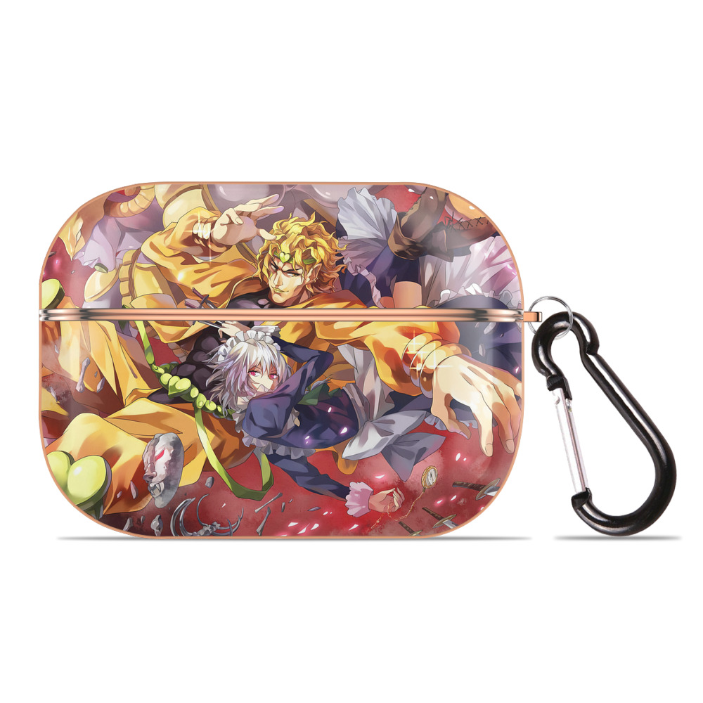 （画像用） ジョジョの奇妙な冒険 JoJo's Bizarre Adventure 【AirPods Pro用】ハードシェル保護ケース｜耐衝撃・防指紋・カラビナ付き商品仕様