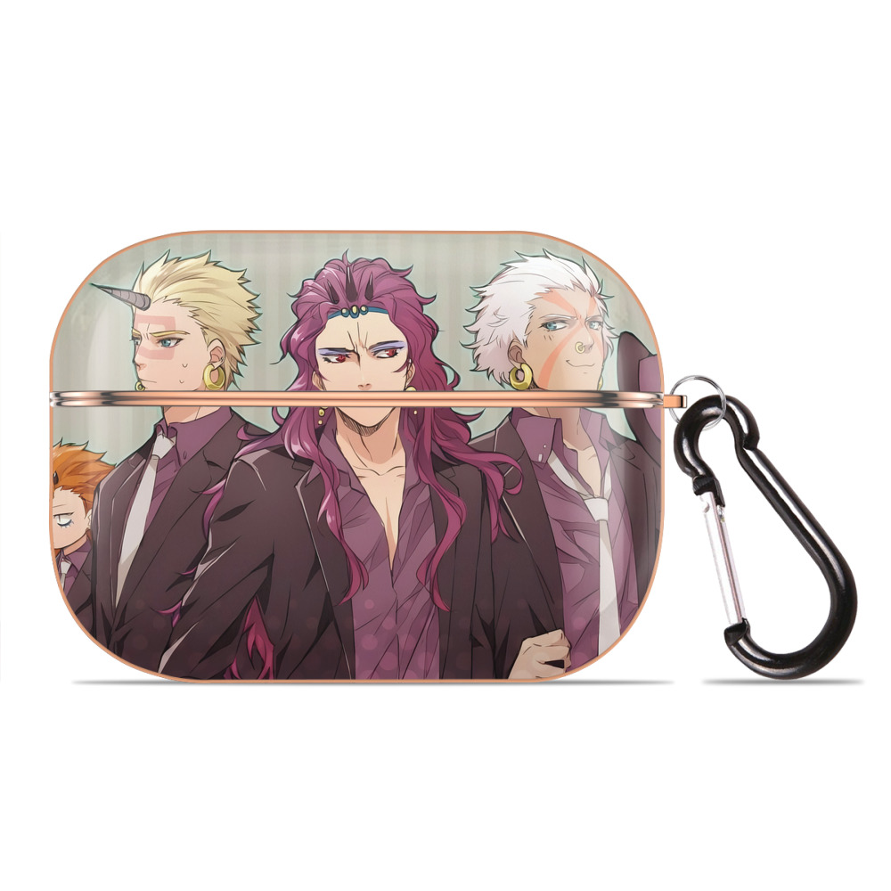 （画像用） ジョジョの奇妙な冒険 JoJo's Bizarre Adventure 【AirPods Pro用】ハードシェル保護ケース｜耐衝撃・防指紋・カラビナ付き商品仕様