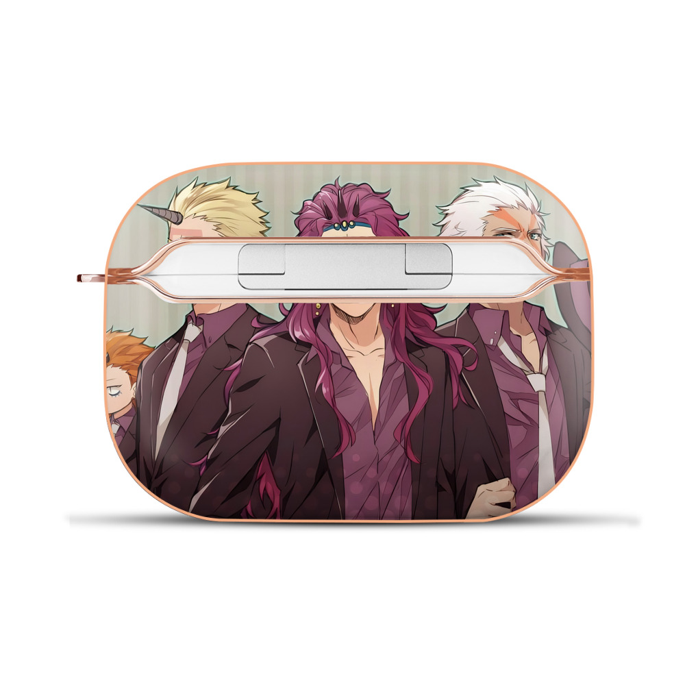 （画像用） ジョジョの奇妙な冒険 JoJo's Bizarre Adventure 【AirPods Pro用】ハードシェル保護ケース｜耐衝撃・防指紋・カラビナ付き商品仕様