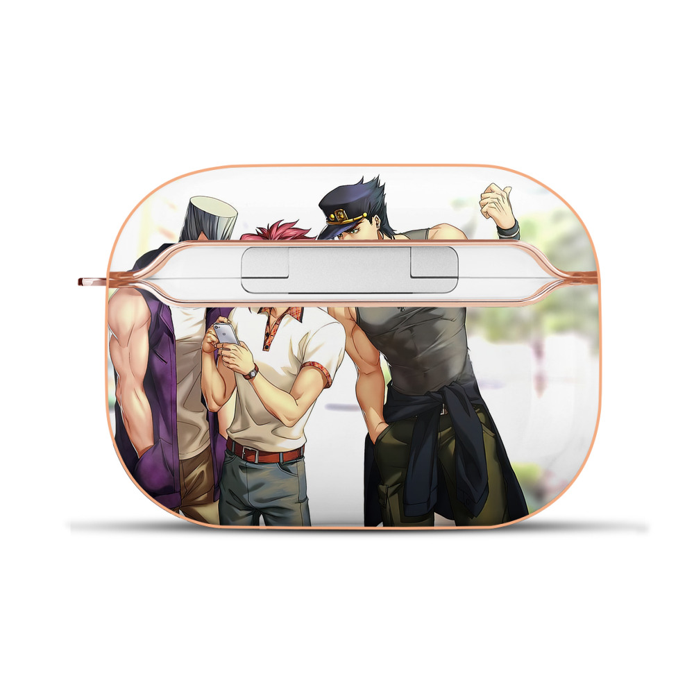 （画像用） ジョジョの奇妙な冒険 JoJo's Bizarre Adventure 【AirPods Pro用】ハードシェル保護ケース｜耐衝撃・防指紋・カラビナ付き商品仕様