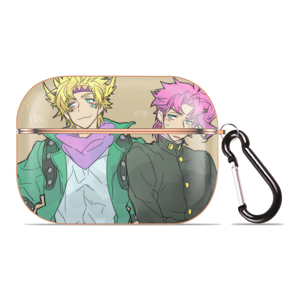 （画像用） ジョジョの奇妙な冒険 JoJo's Bizarre Adventure 【AirPods Pro用】ハードシェル保護ケース｜耐衝撃・防指紋・カラビナ付き商品仕様