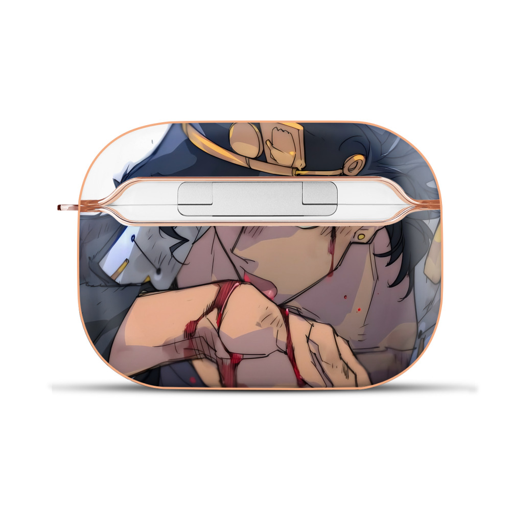 （画像用） ジョジョの奇妙な冒険 JoJo's Bizarre Adventure 【AirPods Pro用】ハードシェル保護ケース｜耐衝撃・防指紋・カラビナ付き商品仕様
