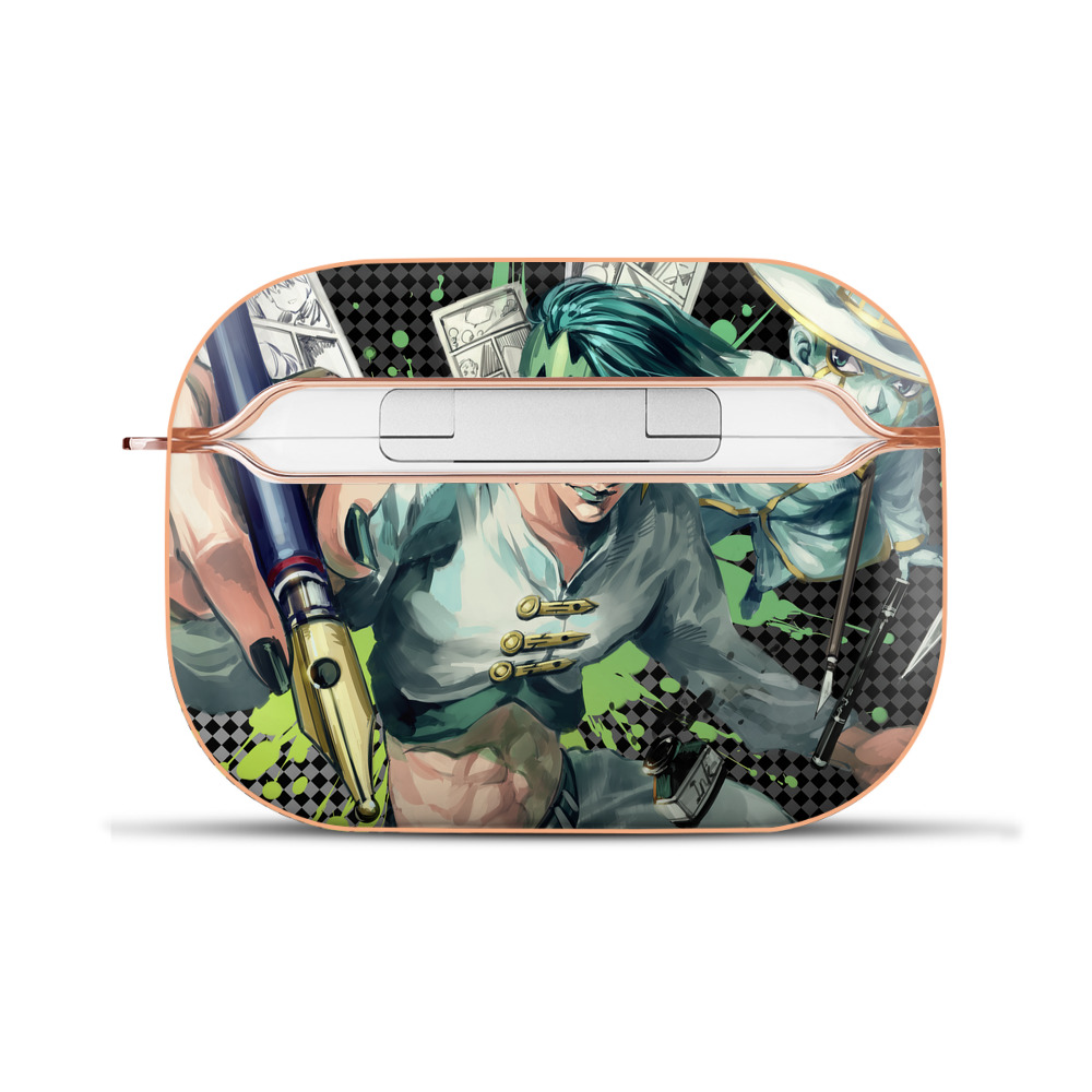 （画像用） ジョジョの奇妙な冒険 JoJo's Bizarre Adventure 【AirPods Pro用】ハードシェル保護ケース｜耐衝撃・防指紋・カラビナ付き商品仕様