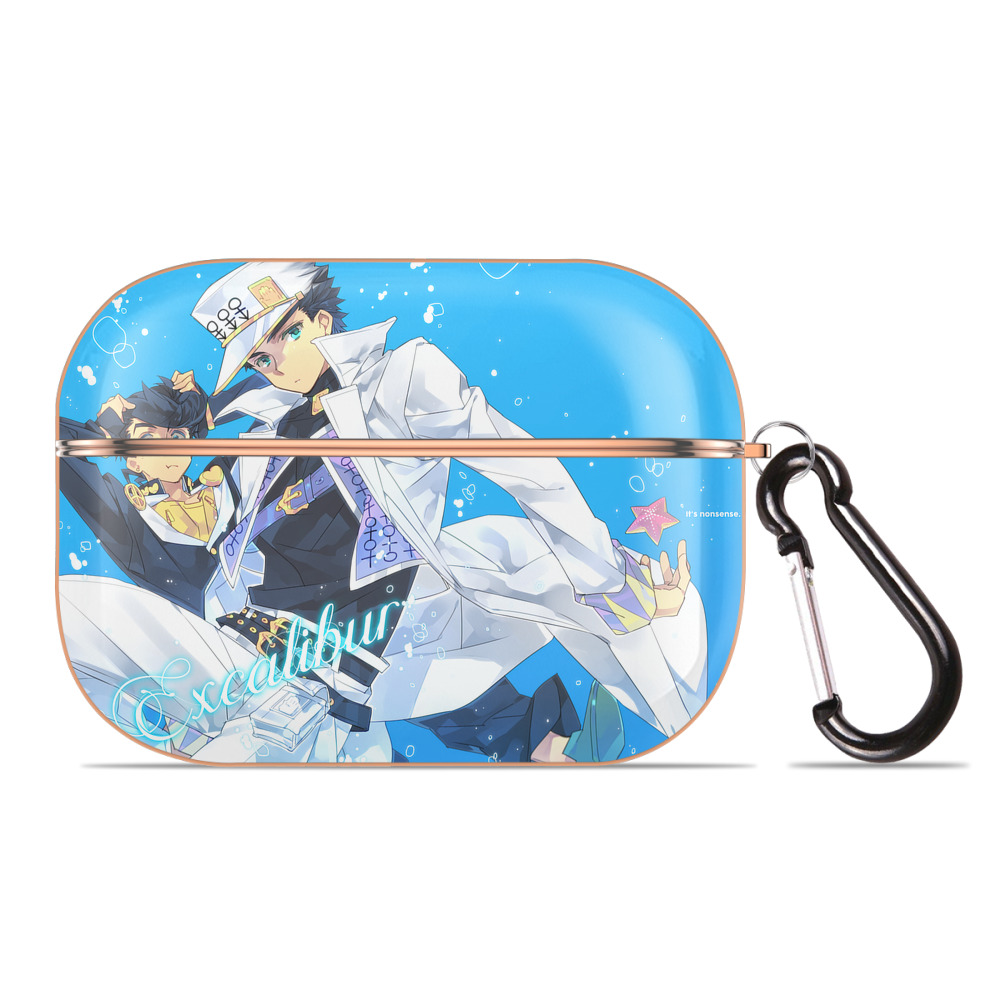 （画像用） ジョジョの奇妙な冒険 JoJo's Bizarre Adventure 【AirPods Pro用】ハードシェル保護ケース｜耐衝撃・防指紋・カラビナ付き商品仕様
