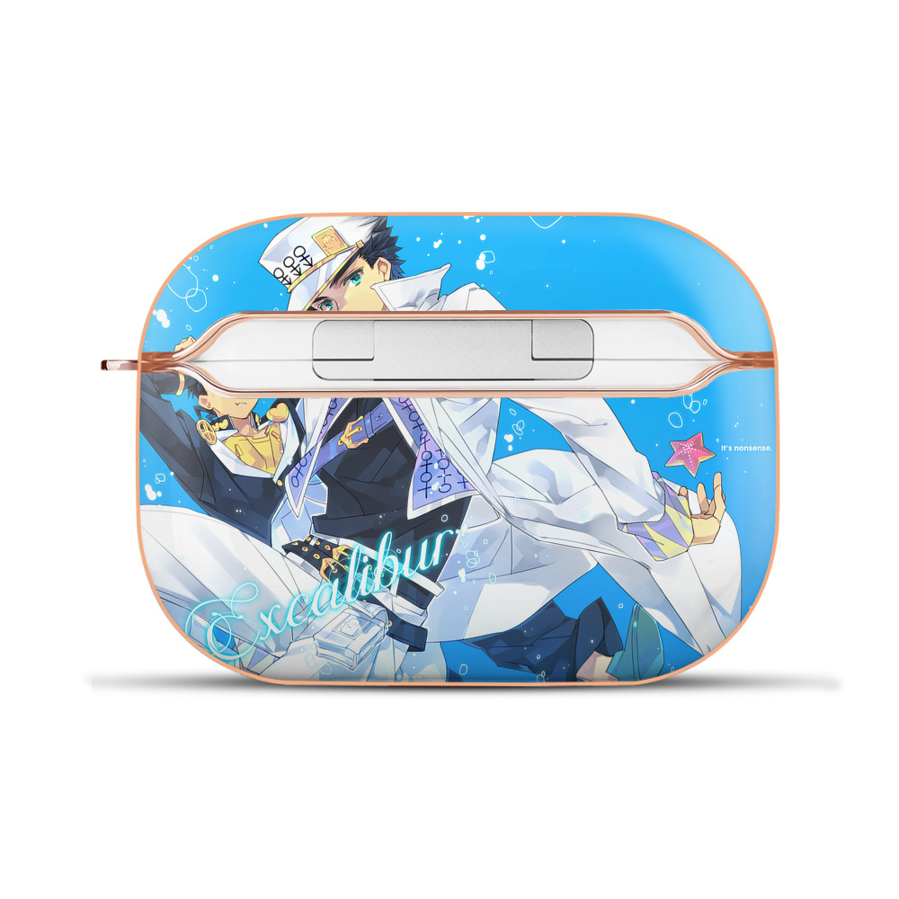 （画像用） ジョジョの奇妙な冒険 JoJo's Bizarre Adventure 【AirPods Pro用】ハードシェル保護ケース｜耐衝撃・防指紋・カラビナ付き商品仕様